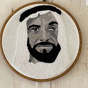 My project for course: Punch Needle Embroidery: From Pictures to Portraits. Un progetto di Ricamo, Punch needle e Textile Design di maimouna dinno - 28.09.2023