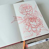 My project for course: Botanical Sketchbooking: A Meditative Approach. Un progetto di Illustrazione tradizionale, Bozzetti, Disegno, Pittura ad acquerello, Illustrazione botanica e Sketchbook di Dawn Toussaint - 29.09.2023