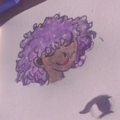Rascunhos de roxo e preto Ein Projekt aus dem Bereich Bleistiftzeichnung, Zeichnen mit Buntstiften und Sketchbook von Victor Queiroz - 30.09.2023