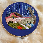 hand embroidery finished work . Un progetto di Ricamo di Ayaa - 30.09.2023