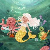 My project for course: Children’s Illustration with Procreate: Paint Magical Scenes. Digital Illustration, Children's Illustration, Digital Painting, and Picturebook project by yr_noyuka - 09.30.2023