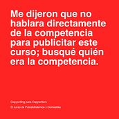 Mi proyecto del curso: Copywriting para copywriters. Un proyecto de Publicidad, Cop, writing, Stor, telling y Comunicación de Carlo Cesar Jurado Arriola - 29.09.2023