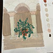 My project for course: Gouache Techniques for Illustration. Projekt z dziedziny Trad, c, jna ilustracja, Sketching, Kreat, wność,  R, sunek, Malowanie akwarelą, Sketchbook i Malowanie gwaszami użytkownika cardifitnessmuse - 30.09.2023