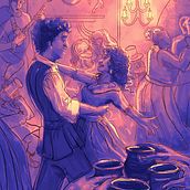 Mein Abschlussprojekt für den Kurs: Stimmungsvolle Bilder mit Procreate malen: Vom Konzept zur Farbe. Digital Illustration, Digital Drawing, and Editorial Illustration project by luisa.mackrodt - 09.29.2023