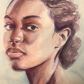 My project for course: Artistic Portrait with Watercolors. Fine Arts, Painting, Watercolor Painting, and Portrait Drawing project by renwill935 - 09.29.2023