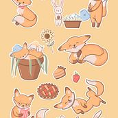 My project for course: Kawaii Illustration: Create Charming Characters. Traditional illustration, Character Design, and Manga project by zannamay94 - 10.01.2023