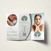 Pieghevole su Criosauna. Projekt z dziedziny  Reklama, Design, Grafika ed, torska i Projektowanie graficzne użytkownika Alessandra Pedrini - 01.10.2023