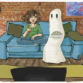 No, non è un progetto, sono cose. Desenho, Ilustração digital, Ilustração infantil, Desenho digital, Pintura digital, Ilustração tradicional, e Comic projeto de Maci Von Pizza - 01.10.2023