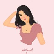 #31Days31Drawings2023 Día 1 Autorretrato. Un progetto di Illustrazione digitale di Luisa Bacca Vanegas - 27.09.2023