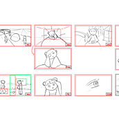 My project for course: Introduction to Storyboarding. Een project van Traditionele illustratie,  Art direction, Audiovisuele productie, Digitale illustratie, Stor, board,  Concept art y Digitale tekening van Ngân Dương - 02.10.2023