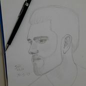 Meu projeto do curso: Caderno de retratos: explore o rosto humano. Een project van  Schetsen,  Tekening,  Portrettekening,  Artistieke tekening y Sketchbook van João Paulo Soares Pinheiro - 02.10.2023