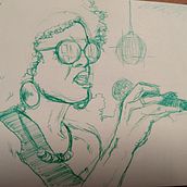 Miradas. Sketching project by Ferran Tomás Romero - 10.01.2023