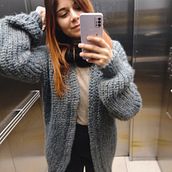 Mi proyecto del curso: Crochet: crea prendas con una sola aguja. Fashion Design, Fiber Arts, DIY, Crochet, and Textile Design project by Fernanda Baos Gaete - 10.03.2023