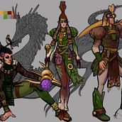 Dragon World - Character Concepts. Character Design, Concept Art, and Sketching project by Anastasiia Polska - 08.05.2022