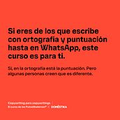 Mi proyecto del curso: Copywriting para copywriters . % Vanessa Garcia tarafından hazırlanan Reklamcılık, Metin yazarlığı, Hikaye anlatımı, Ve İletişim projesi - 10.03.2023