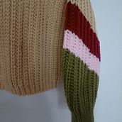 Mi proyecto del curso: Crochet: crea prendas con una sola aguja. Fashion Design, Fiber Arts, DIY, Crochet, and Textile Design project by Andrea Hernández - 10.04.2023
