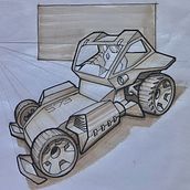 Concept vehicle. Design industrial, Design de automóveis, Esboçado, Design, e Concept Art projeto de khalil3 - 04.10.2023