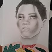 Mi proyecto del curso: Retrato con lápiz, técnicas de color y Photoshop . Ilustrasi tradisional, Seni Rupa, Gambar Pensil, Menggambar, Ilustrasi Digital, Dan Menggambar Potret proyek oleh anhabblue - 10.01.2023