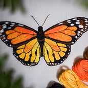 Mój projekt z kursu: Techniki haftu realistycznego. Traditional illustration, Embroider, and Textile Design project by Patrycja Skupińska - 10.04.2023