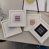 Cross stitch, colourwork. Un proyecto de Artesanía de Marit - 05.10.2023