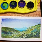 Mi proyecto del curso: Cuaderno de viaje en acuarela. Traditional illustration, Watercolor Painting, Architectural Illustration, and Sketchbook project by Grace Luna - 10.05.2023
