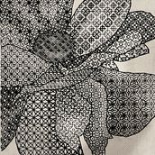 My project for course: Introduction to Blackwork Embroidery. Un proyecto de Bordado y Diseño textil de elizabethb128 - 04.10.2023