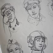 100 heads challenge is here. Un projet de Illustration traditionnelle , et Dessin artistique de Sheila Onandía - 06.10.2023