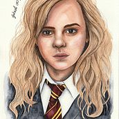 Meu projeto do curso: Retrato ilustrado em aquarela. Un projet de Illustration traditionnelle, Beaux Arts, Peinture, Dessin, Aquarelle, Dessin de portrait , et Dessin artistique de Gabrieli Salvalaio Figueredo - 06.10.2023