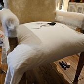 Sillon de un cuerpo encontrado en la calle. Furniture Design, Making, Arts, Crafts, Woodworking, Interior Design, DIY, Upc, and cling project by Andrea Sanchez - 09.28.2023