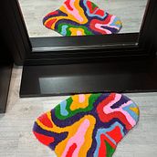 Mi proyecto del curso: Técnica tufting para la creación de alfombras. Arts, Crafts, Decoration, Fiber Arts, DIY, and Textile Design project by Brandon Toledo - 10.07.2023