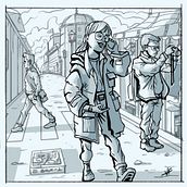 Meu projeto do curso: Fundamentos do desenho de pessoas a partir da imaginação. Traditional illustration, Fine Arts, Sketching, Pencil Drawing, Drawing, Artistic Drawing, and Figure Drawing project by Victor Hugo Falcão - 10.06.2023