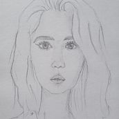 My project for course: Portrait Sketchbooking: Explore the Human Face. Sketching, Drawing, Portrait Drawing, Artistic Drawing, and Sketchbook project by Sarah Friend - 10.07.2023