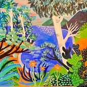 My project for course: Acrylic Painting Step by Step: Create Incredible Landscapes. Un projet de Illustration traditionnelle, Peinture, Peinture acr, lique , et Carnet de croquis de 5zccsp6nmf - 07.10.2023