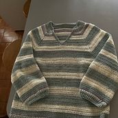 Mi proyecto del curso: Top-down: prendas a crochet de una sola pieza. Fashion Design, Fiber Arts, DIY, Crochet, and Textile Design project by Ruby Sanhueza Butorovich - 10.07.2023