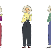 Mi proyecto del curso: Dibujo de personajes llenos de personalidad. Un proyecto de Diseño de personajes, Bocetado, Dibujo, Stor, telling, Stor, board, Dibujo artístico y Narrativa de Camila Fernandez - 07.10.2023