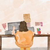 Mi proyecto del curso: Sketchbook para explorar tu estilo de dibujo. Traditional illustration, Sketching, Creativit, Drawing, Watercolor Painting, Sketchbook, and Gouache Painting project by Deisy González - 10.07.2023
