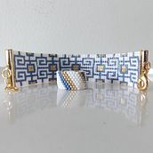 Mi proyecto del curso: Diseño de accesorios con cuentas: teje patrones elegantes. Design de acessórios, Artesanato, Design de joias, e Tecido projeto de María Alejandra Medina Moreno - 08.10.2023