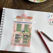 My project for course: Gouache Techniques for Illustration. Traditional illustration, Sketching, Creativit, Drawing, Watercolor Painting, Sketchbook, and Gouache Painting project by Nollet Martina - 10.08.2023