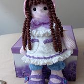 Mi proyecto del curso: Elaboración de muñecas amigurumi románticas. Un proyecto de Artesanía, Diseño de juguetes, Tejido, Crochet, Amigurumi y Diseño textil de zenitholaciregui65 - 08.10.2023