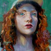 My project for course: Contemporary Oil Portraiture. Traditional illustration, Fine Arts, Painting, and Oil Painting project by Christine Gallagher - 10.08.2023