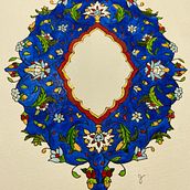 Meu projeto do curso: Introdução à arte islâmica: crie patterns biomórficos. Un progetto di Pittura, Pattern design, Disegno, Pittura ad acquerello e Illustrazione con inchiostro di Juliana Teixeira - 07.10.2023
