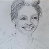 My project for course: Graphite Line Drawing for Portrait Sketchbooking. Fine Arts, Sketching, Drawing, Portrait Drawing, and Sketchbook project by agnes_kullenmark - 10.09.2023