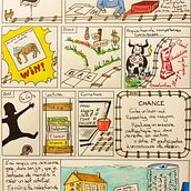 Mon projet du cours : BD autobiographique : illustrez votre vie. Traditional illustration, Writing, Comic, Pencil Drawing, Digital Illustration, Stor, telling, Communication, Ink Illustration, and Narrative project by Helene Trouvé - 10.09.2023