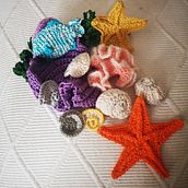 Mi proyecto del curso: Técnicas de crochet para tejer la vida marina. Accessor, Design, Arts, Crafts, Fiber Arts, Crochet, and Textile Design project by Marietta LoBlanc - 10.09.2023