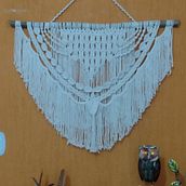 Meu projeto do curso: Repertório de nós de macramê. Accessor, Design, Arts, Crafts, Fiber Arts, Macramé, and Textile Design project by ANA PAULA CAMPIOLO - 10.09.2023