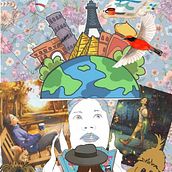 Mi proyecto del curso: Ilustración de historias con papel. Un proyecto de Ilustración tradicional, Collage, Papercraft, Ilustración infantil, Creatividad con niños y Narrativa de Sandra Martinez - 09.10.2023