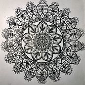 Mi proyecto del curso: El arte de dibujar mandalas: crea patrones geométricos. Un proyecto de Dibujo e Ilustración con tinta de mgmontserrat - 10.10.2023