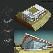 Meu projeto do curso: Sketching para arquitetura com Procreate. Architecture, Sketching, Digital Illustration, Digital Architecture, and Architectural Illustration project by reislataina - 10.10.2023