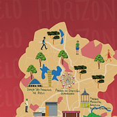 Meu projeto do curso: Criação de mapas ilustrados: transmita a essência da cidade. Traditional illustration, Infographics, Drawing, Digital Illustration, and Digital Painting project by Vanessa Francisco - 10.05.2023