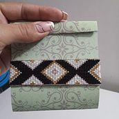 Mi proyecto del curso: Diseño y creación de joyería con mostacillas. Un proyecto de Diseño de complementos, Artesanía, Diseño de jo, as y Tejido de colectivocasausarte - 11.10.2023
